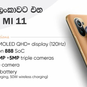 Xiaomi Mi 11 coming to Sri Lanka soon