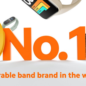 Xiaomi has become the NO:1 wearable band brand in the world!