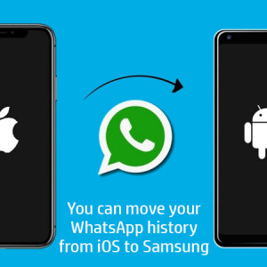You can move your WhatsApp history from iOS to Samsung